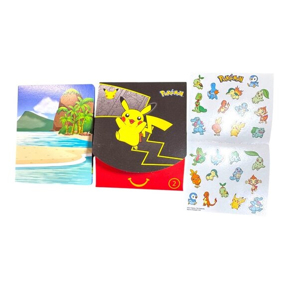 7x Lot of Pokemon 25th Anniversary 2021 McDonalds Promo Packs Sealed Plus Cards - Picture 2 of 6